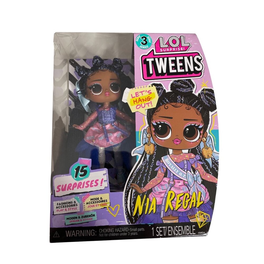 LOL Surprise Tweens Nia Regal Doll With 15 Surprises